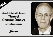 Anma: Yismeyl Özdemir Özbay