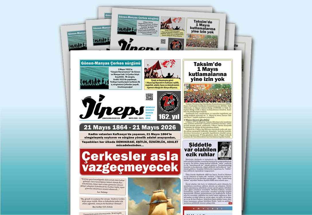 Jineps'in Mayıs 2026 sayısı yayımlandı