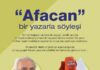 “Afacan” bir yazarla söyleşi