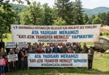 Bakırboğazı Köyü sakinleri doğa talanına karşı çıkıyor