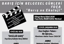Foça’da barış ve ekoloji…