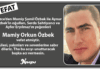 Vefat: Mamiy Orkun Özbek