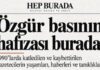 Öldürülen gazeteciler için hafıza çalışması